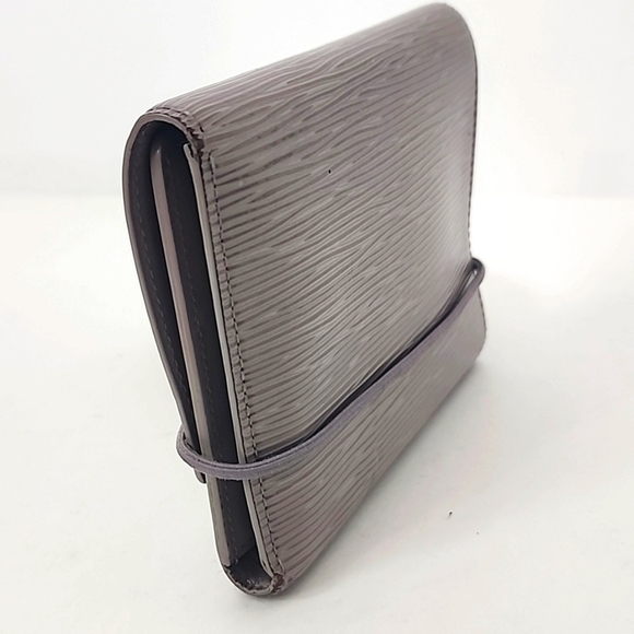 LOUIS VUITTON Epi Portefeuille Elastic Trifold Wallet Lilac - Picture 2 of 13